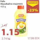 Allahindlus - Felix Klassikaline majonees