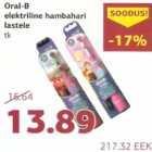 Allahindlus - Oral-B elektriline hambahari lastele