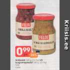 Grillisalat (385 g) või kurgi-sinepisalat (380 g)