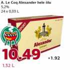 A. Le Coq Alexander hele õlu