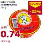 Плавленый сыр Estover Eesti
150 г