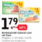 Allahindlus - Beebisalvrätt Natural Care või Pure