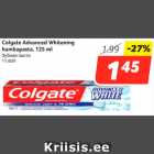 Allahindlus - Colgate Advanced Whitening
hambapasta, 125 ml
