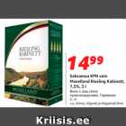 Alkohol - Saksamaa KPN vein
Moselland Riesling Kabinett,
7,5%, 3 l