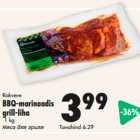 Allahindlus - Rakvere
BBQ-marinaadis
grill-liha
 1 kg