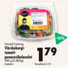 Osvald Catering
Värskekurgitomatipunasesibulasalat
