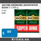 JACOBS KRÖNUNG JAHVATATUD KOHV 2 X 500 G