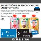 SALVEST PÕNN 6K ÖKOLOOGILINE LASTETOIT 110 G