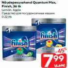 Nõudepesuvahend Quantum Max,
Finish, 36 tk
