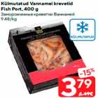 Allahindlus - Külmutatud Vannamei krevetid
Fish Port, 400 g
