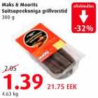 Allahindlus - Maks&Moorits Suitsupeekoniga grillvorstid