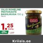 OILIO ROHELINE
PESTOKASTE
BASIILIKUGA 