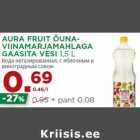 Allahindlus - AURA FRUIT ÕUNAVIINAMARJAMAHLAGA
GAASITA VESI 