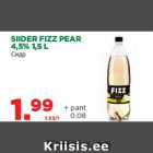 SIIDER FIZZ PEAR 4,5% 1,5 L