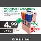 VANNIMATT CASATREND 65x150 cm