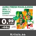 Allahindlus - AURA FRESH MAHLAJOOK 25% 2 L