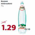Borjomi
mineraalvesi
1 L