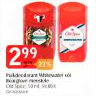 Allahindlus - Pulkdeodorant Whitewater või Bearglove meestele 