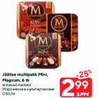 Allahindlus - Jäätise multipakk Mini,
Magnum, 6 tk

