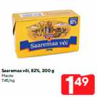Allahindlus - Saaremaa või, 82%, 200 g
