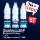 Allahindlus - Mineraalvesi Norvil, 1,5 l
