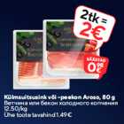 Külmsuitsusink või -peekon Aroso, 80 g
