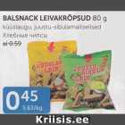 BALSNACK LEIVAKRÕPSUD 80 G