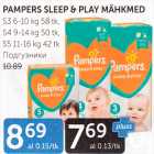 PAMPERS SLEEP&PLAY MÄHKMED
