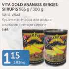 Allahindlus - VITA GOLD ANANASS KERGES SIIRUPIS 