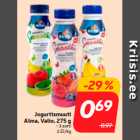Allahindlus - Jogurtismuuti
Alma, Valio, 275 g