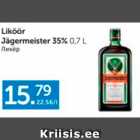 Allahindlus - Liköör Jägermeister 