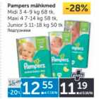 Mähkmed - Pampers mähkmed 