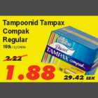 Allahindlus - Tampoonid Tampax Compak Regular