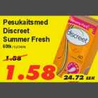 Allahindlus - Pesukaitsmed Discreet Summer Fresh