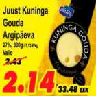 Allahindlus - Juust Kuninga Gouda Argipäeva Valio