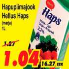 Allahindlus - Hapupiimajook Hellus Haps