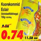 Allahindlus - Koorekommid Eclair šokolaaditäidisega