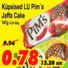 Allahindlus - Küpsised LU Pim`s Jaffa Cake