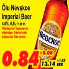 Allahindlus - Õlu Nevskoe Imperial Beer
