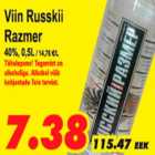 Alkohol - Viin Russkii Razmer