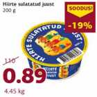 Hiirte sulatatud juust
200 g
