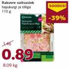 Rakvere suitsusink
hapukurgi ja tilliga
110 g