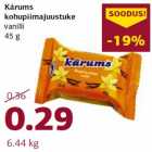 Allahindlus - Kárums
kohupiimajuustuke
vanilli
45 g