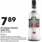 Viin Russian Standard
Vodka 40%,
50 cl