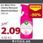 Allahindlus - Air Wick Pure
Cherry Blossom
õhuvärskendaja
250 ml