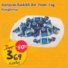 Kompvek Rukkilill,Rot Front, 1 kg