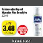 Habemeajamisgeel Nivea for Men Sensitive 200 ml