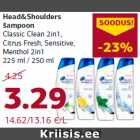 Allahindlus - Head&Shoulders
šampoon