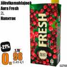 Jõhvikamahlajook
Aura Fresh
2L