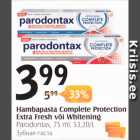 Allahindlus - Hambapasta Complete Protection Extra Fresh või Whitening